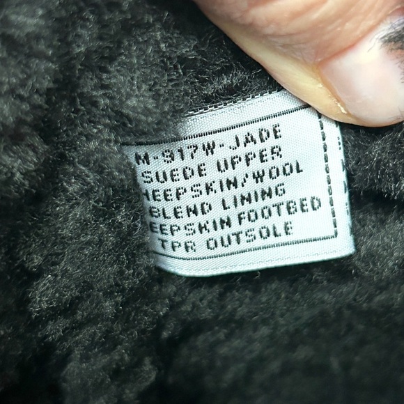 BearPaw Suede Black Sheepskin Wool Toggle Boots 917W-Jade, Size 8 - Picture 15 of 16